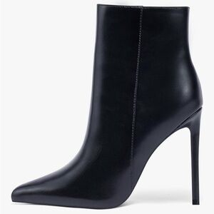 BRAND NEW Elisabet Tang Elegant Black Stiletto Ankle Booties